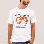 T-shirt Les restaurants Allgauer en Illinois (Devant)
