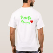 T-shirt Les rêves de papillons (Dos)