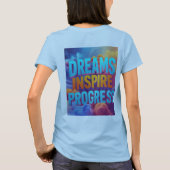 T-shirt Les rêves inspirent les progrès (Dos)