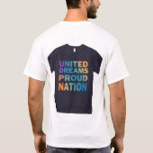 T-shirt Les rêves unis Coeurs forts (Dos)