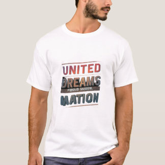 T-shirt Les rêves unis Coeurs forts