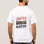 T-shirt Les rêves unis Coeurs forts (Dos)