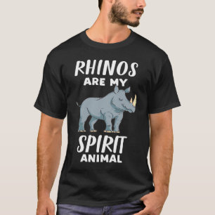 T-shirt Les rhinos sont mon esprit Animal Rhino