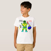 T-shirt Les Robots Sont Cool Capitaine Zacky Blue Spacilie (Devant entier)
