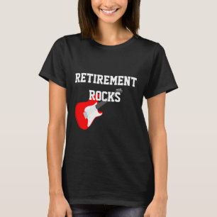 T-shirt Les rochers de retraite avec guitare
