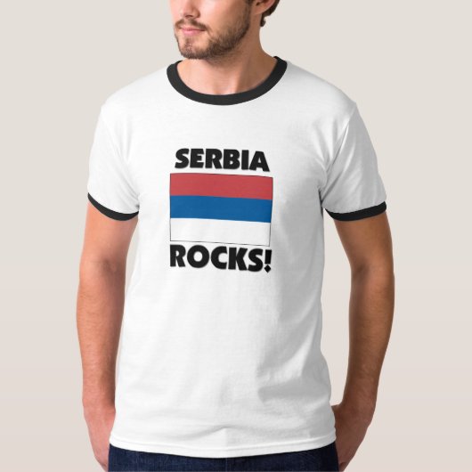 T-shirt Les rochers de Serbie (Devant)