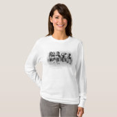 T-shirt Les Rois absolus Forced pour avaler la pilule (Devant entier)