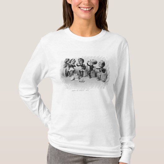 T-shirt Les Rois absolus Forced pour avaler la pilule (Devant)