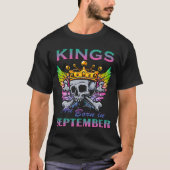 T-shirt Les rois naissent en septembre (Devant)