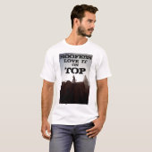 T-SHIRT LES ROOFERS, L'AIMENT, DESSUS, DESSUS (Devant entier)