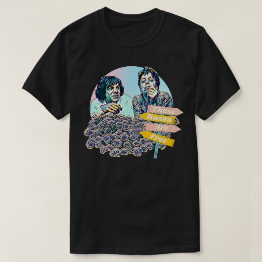 T-shirt Les roses sont libres (Design devant)