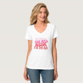 T-shirt Les roses sont rouges - A l'intérieur, je suis mor (Devant entier)