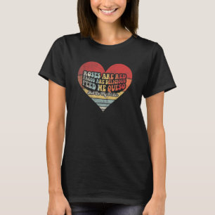 T-shirt Les Roses vintages Sont Red Tacos Sont De Délicieu
