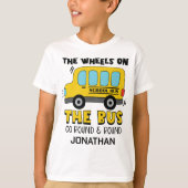 T-shirt Les Roues en Bus Circuler et Rond (Devant)