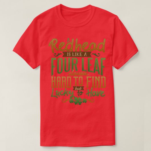 T-shirt Les rousses sont difficiles à trouver (Design devant)