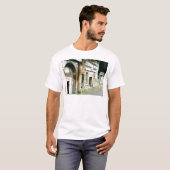 T-shirt Les ruines de Pompeii - marché avec des temples (Devant entier)