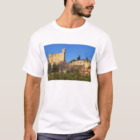 T-shirt Les ruines du château d'été du Pape en (Devant)