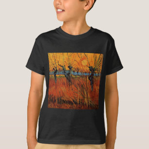 T-shirt Les saules au coucher du soleil par Vincent van Go