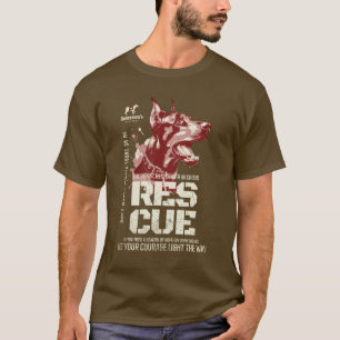 T-shirt Les sauveteurs de Doberman