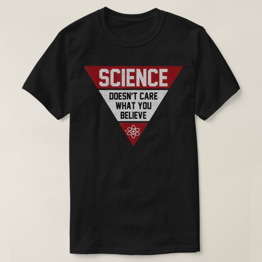 T-shirt Les sciences enseignantes ne se soucient pas de ce (Design devant)
