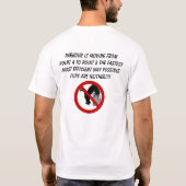 T-shirt Les secousses ne sont pas Parkour ! ! ! ! - (Dos)