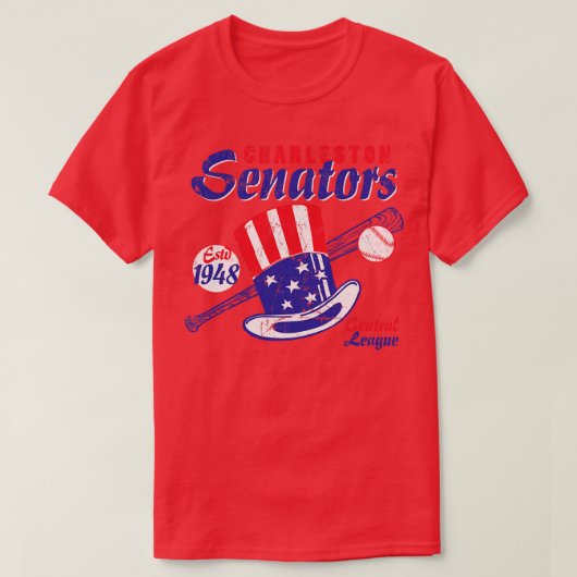 T-shirt Les sénateurs Charleston (Design devant)
