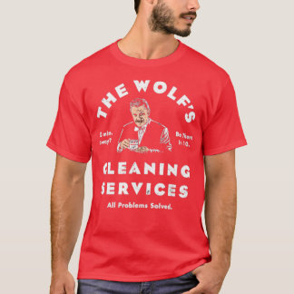 T-shirt Les services de nettoyage du loup