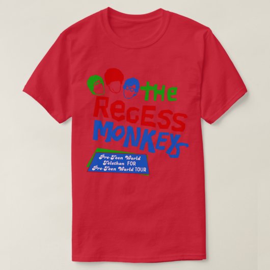 T-shirt Les singes des arbres (Design devant)