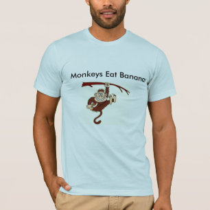 T-shirt Les singes mangent des bananes