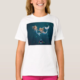 T-shirt Les sirènes s'amusent.