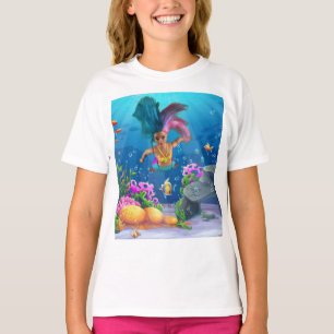 T-shirt Les sirènes s'amusent.