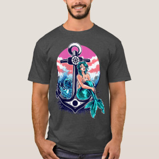 T-shirt Les sirènes sont la vraie vie marine
