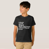 T-shirt Les six machines simples d'Archimède (Devant entier)