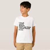 T-shirt Les six machines simples d'Archimède (Devant entier)