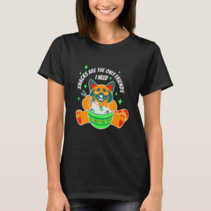 T-shirt Les snacks sont le seul ami dont j'ai besoin