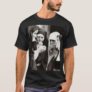 T-shirt Les soeurs fument la photo Vintage
