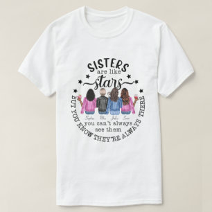 T-shirt Les Soeurs Personnalisées RD Sont Comme Des Étoi