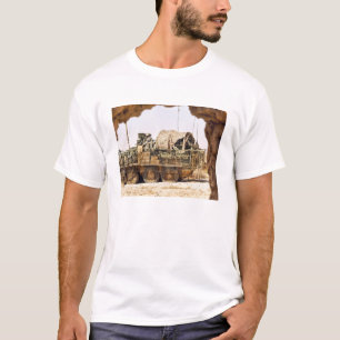T-shirt Les soldats des USA conduisent une patrouille de