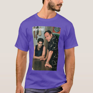 T-shirt Les Sopranos Tony Christopher PAPL2597