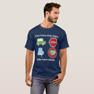 T-shirt Les souillons prennent des salades