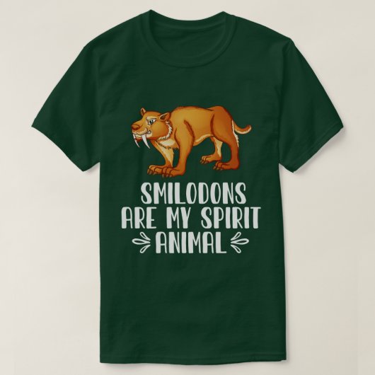 T-shirt Les sourires sont mon esprit animal (Design devant)