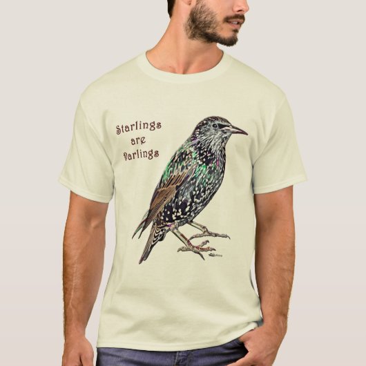 T-shirt Les Starlings Sont Des Darlings (Devant)