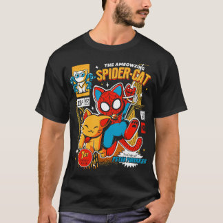 T-shirt les sweats à capuche spider cat spider cat ameozin