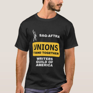T-shirt Les Syndicats Sag-Aftra Se Regroupent En Écrivains
