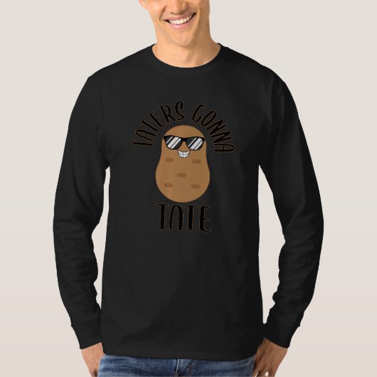 T-shirt Les Taters Vont Tate Funny Potato (Devant)