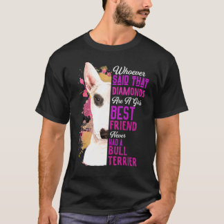 T-shirt Les Taureaux Sont Une Fille Meilleur Ami Chien Mam