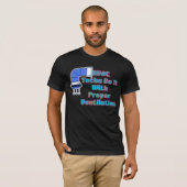 T-shirt Les techniciens CVC le font avec une ventilation a (Devant entier)
