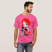 T-shirt Les Ténèbres et le Chat du Destin de Ruby (Devant entier)