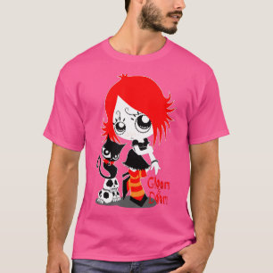 T-shirt Les Ténèbres et le Chat du Destin de Ruby