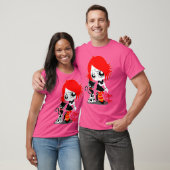 T-shirt Les Ténèbres et le Chat du Destin de Ruby (Unisexe)
